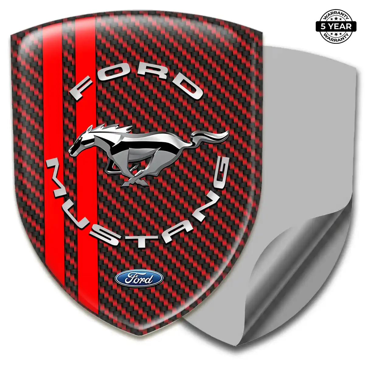Ford Mustang Resin Emblem Sticker Elite Finish