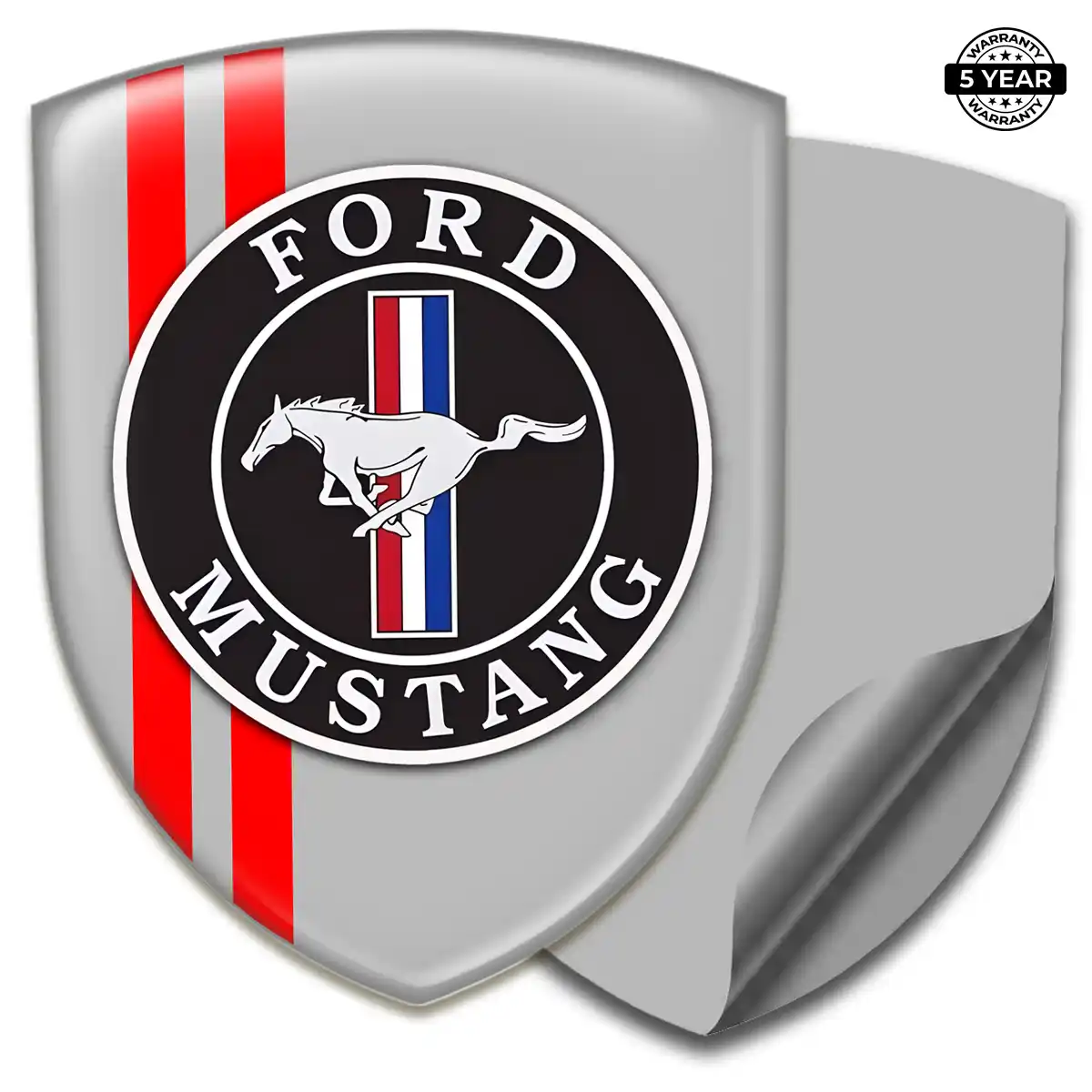 Ford Mustang Self Adhesive Emblem Sticker Refined Design