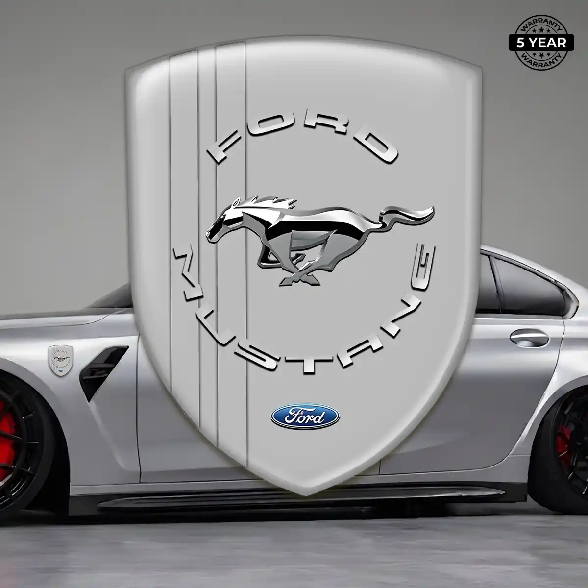 Ford Mustang Self Adhesive Emblem Sticker Sleek Style