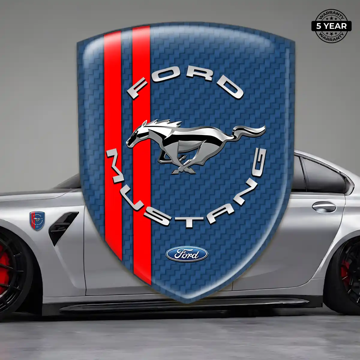 Ford Mustang Silicone Badge Elite Finish