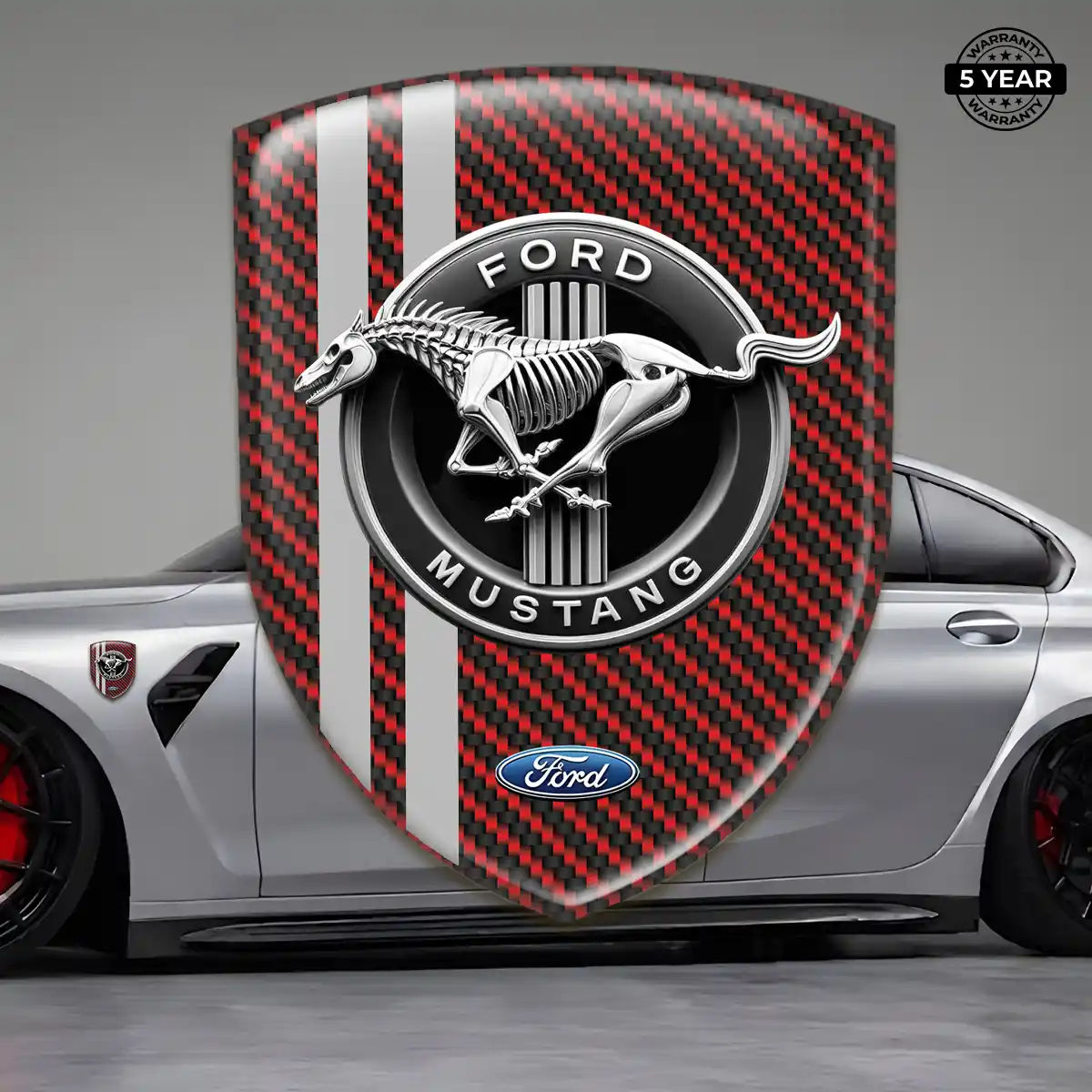 Ford Mustang Silicone Badge Refined Design