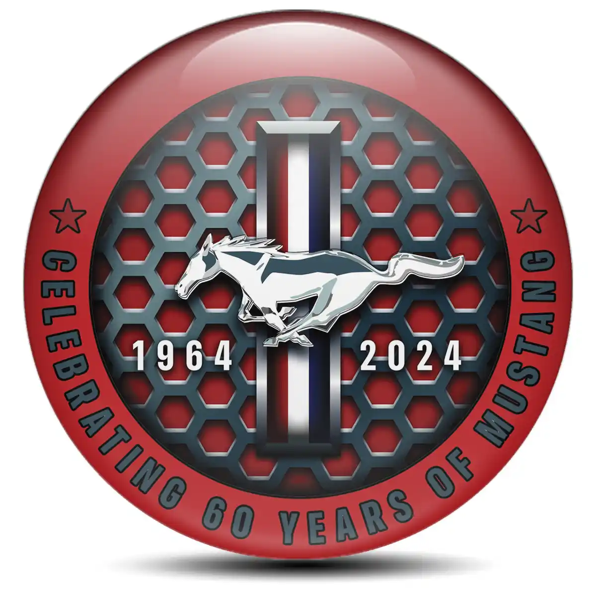 Ford Mustang Silicone Emblem Premium Edition