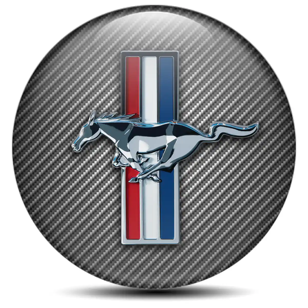 Ford Mustang Silicone Emblem Premium Quality
