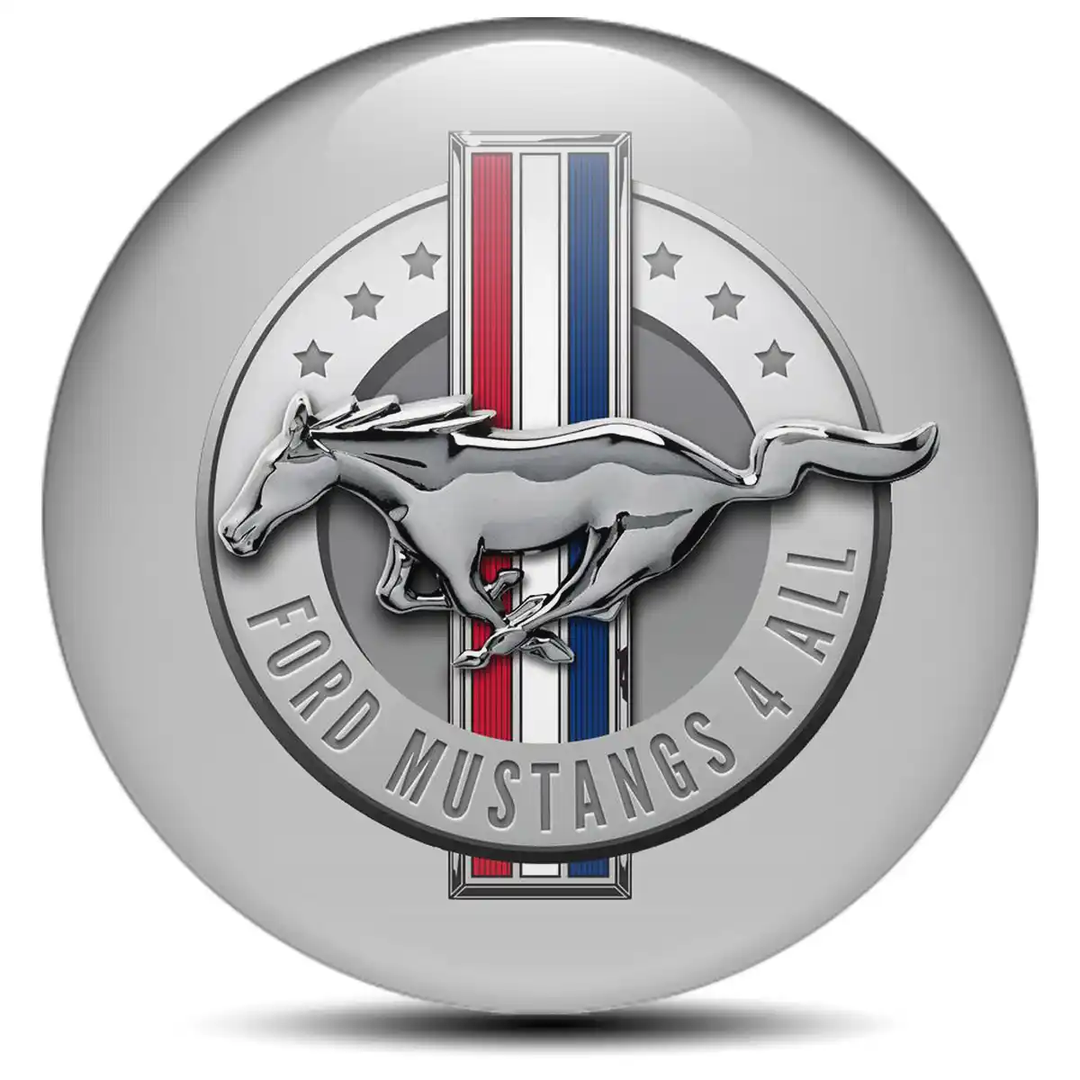 Ford Mustang Silicone Emblem Self-Adhesive High Quality