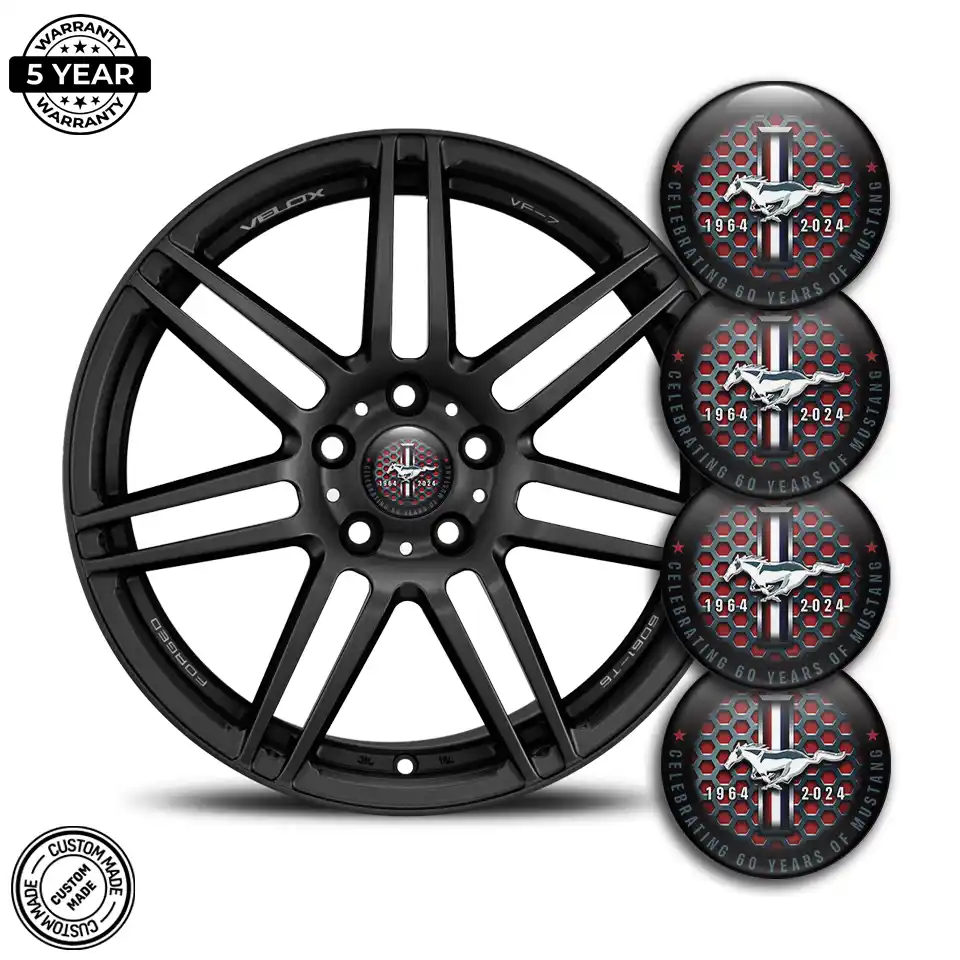 Ford Mustang Silicone Emblem Self-Adhesive Premium Edition