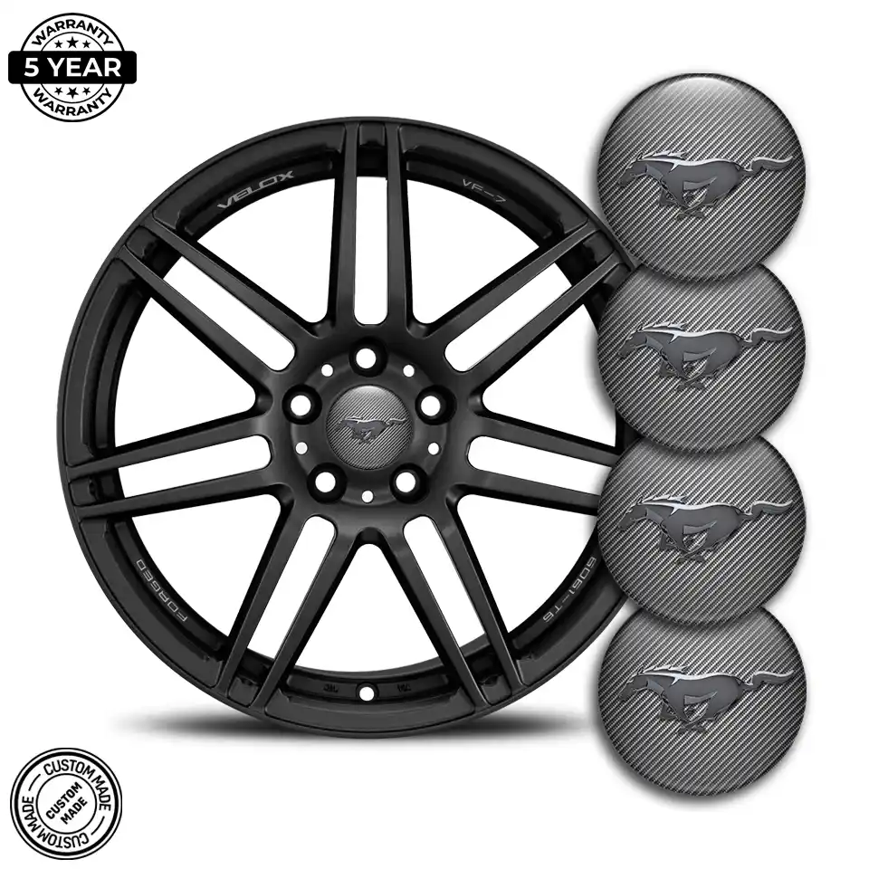 Ford Mustang Silicone Emblem Self-Adhesive Premium Quality