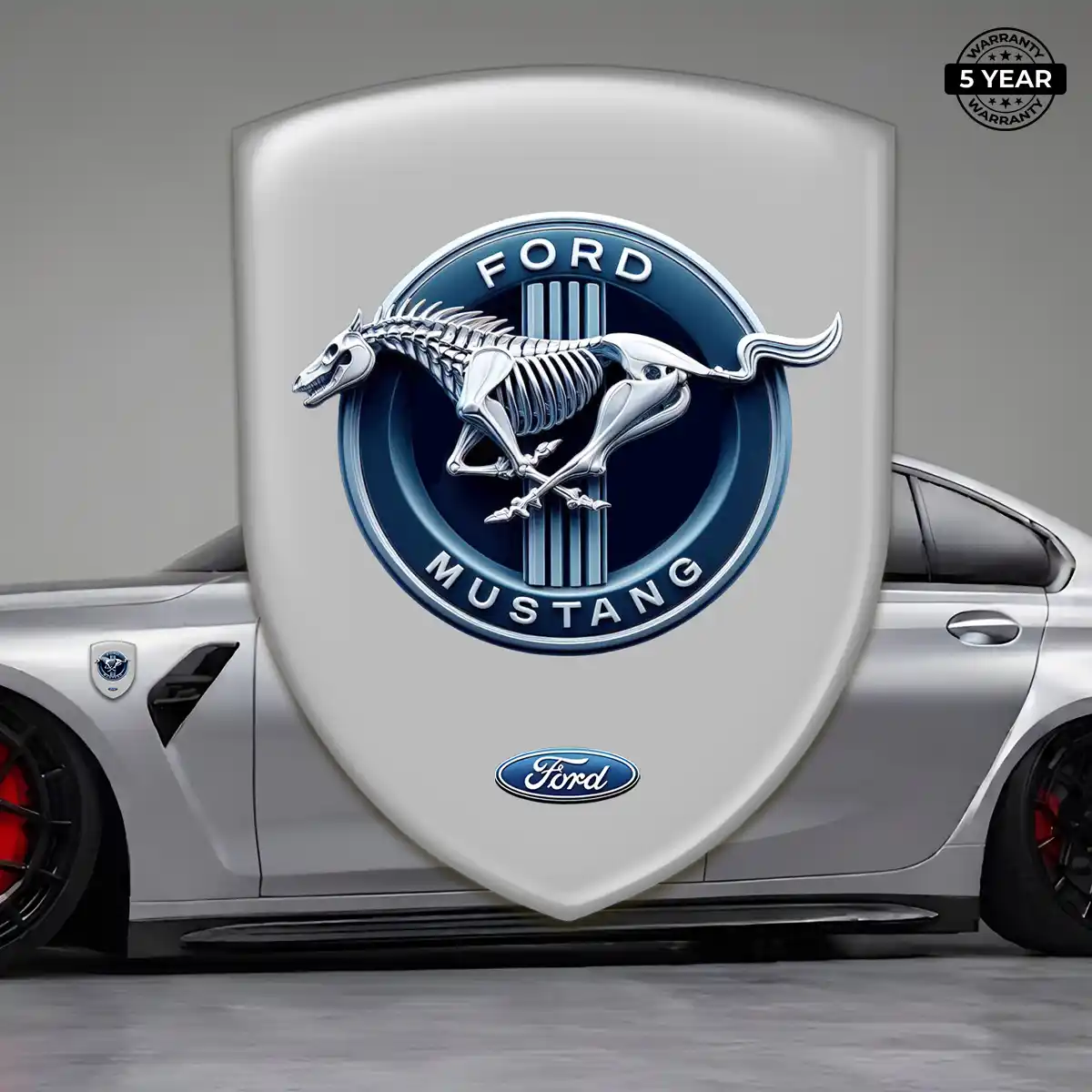 Ford Mustang Silicone Sticker Elite Finish