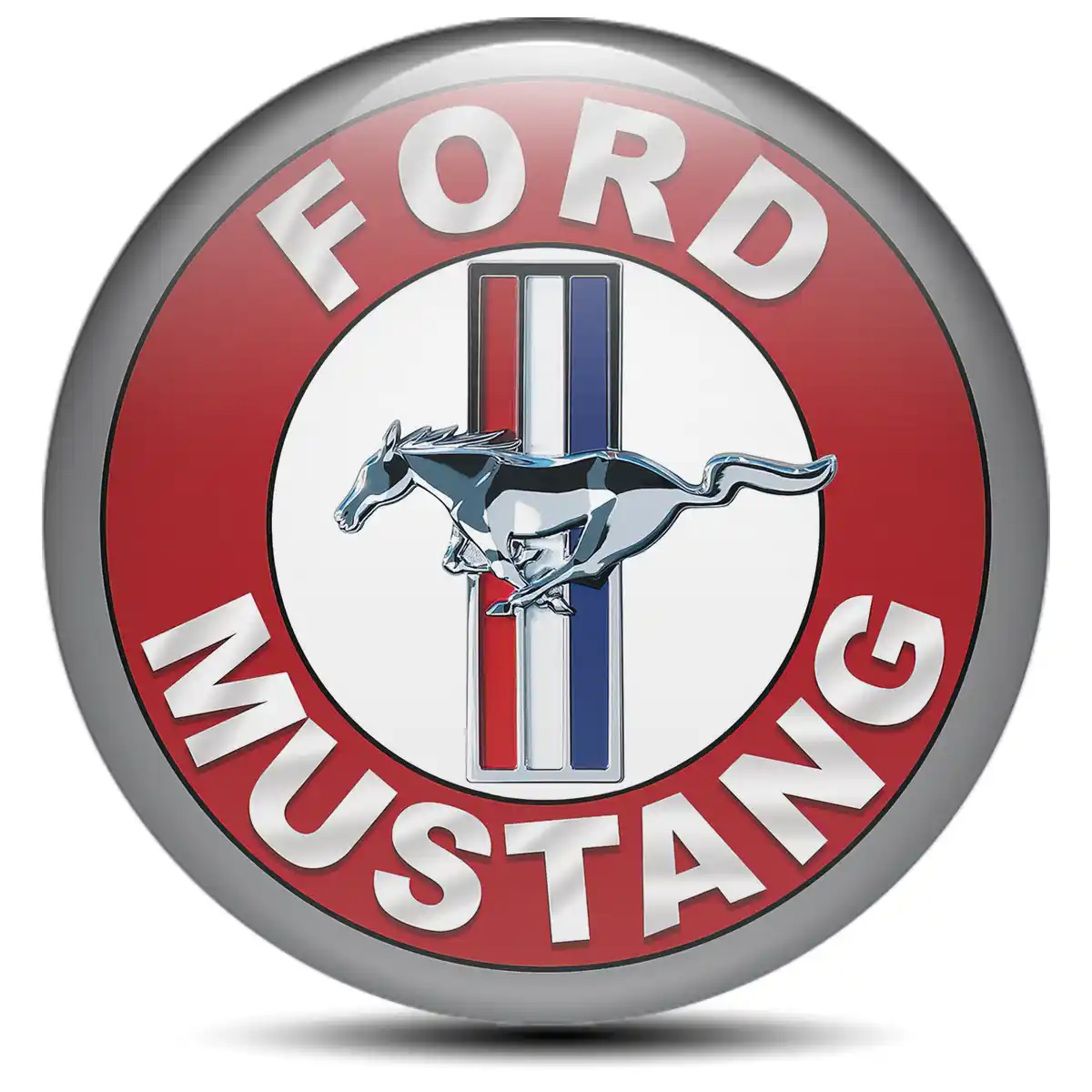 Ford Mustang Silicone Sticker Premium Edition
