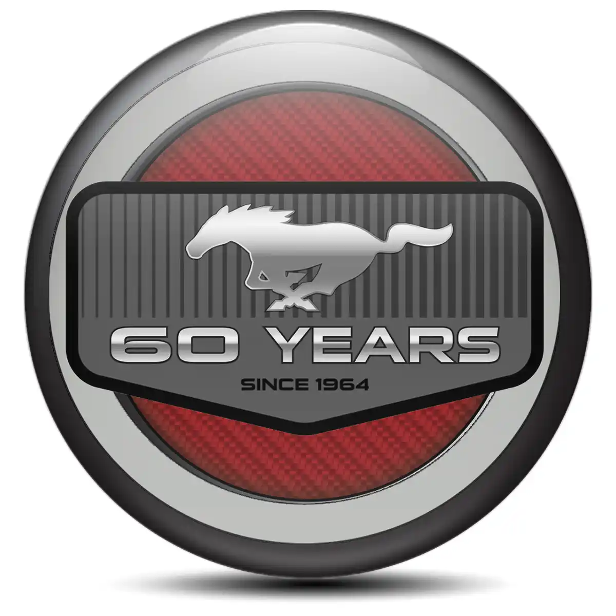 Ford Mustang Silicone Sticker Self-Adhesive High Quality