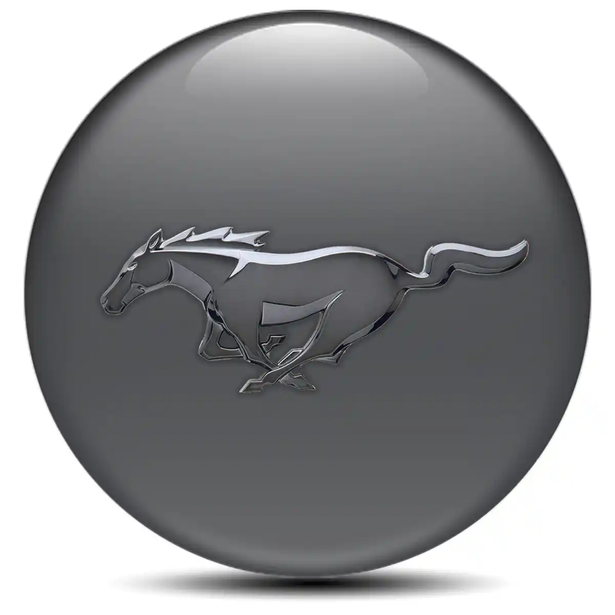 Ford Mustang Silicone Sticker Self-Adhesive Stylish Design