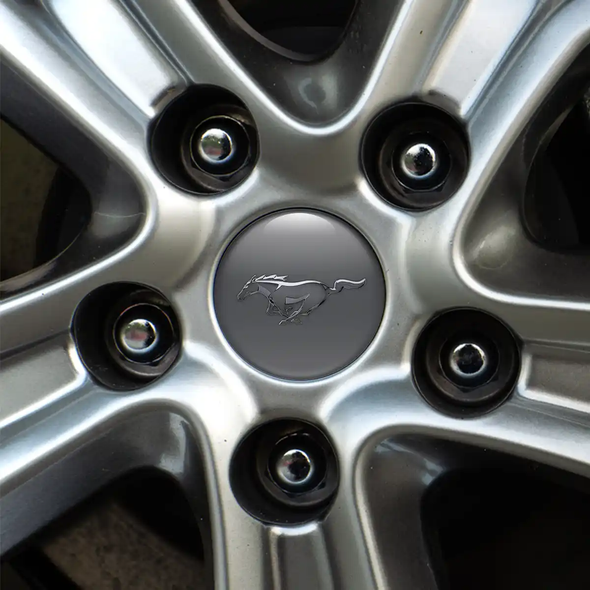 Ford Mustang Silicone Sticker Self-Adhesive Stylish Design