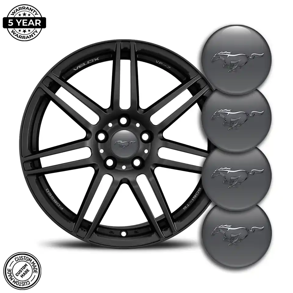 Ford Mustang Silicone Sticker Self-Adhesive Stylish Design