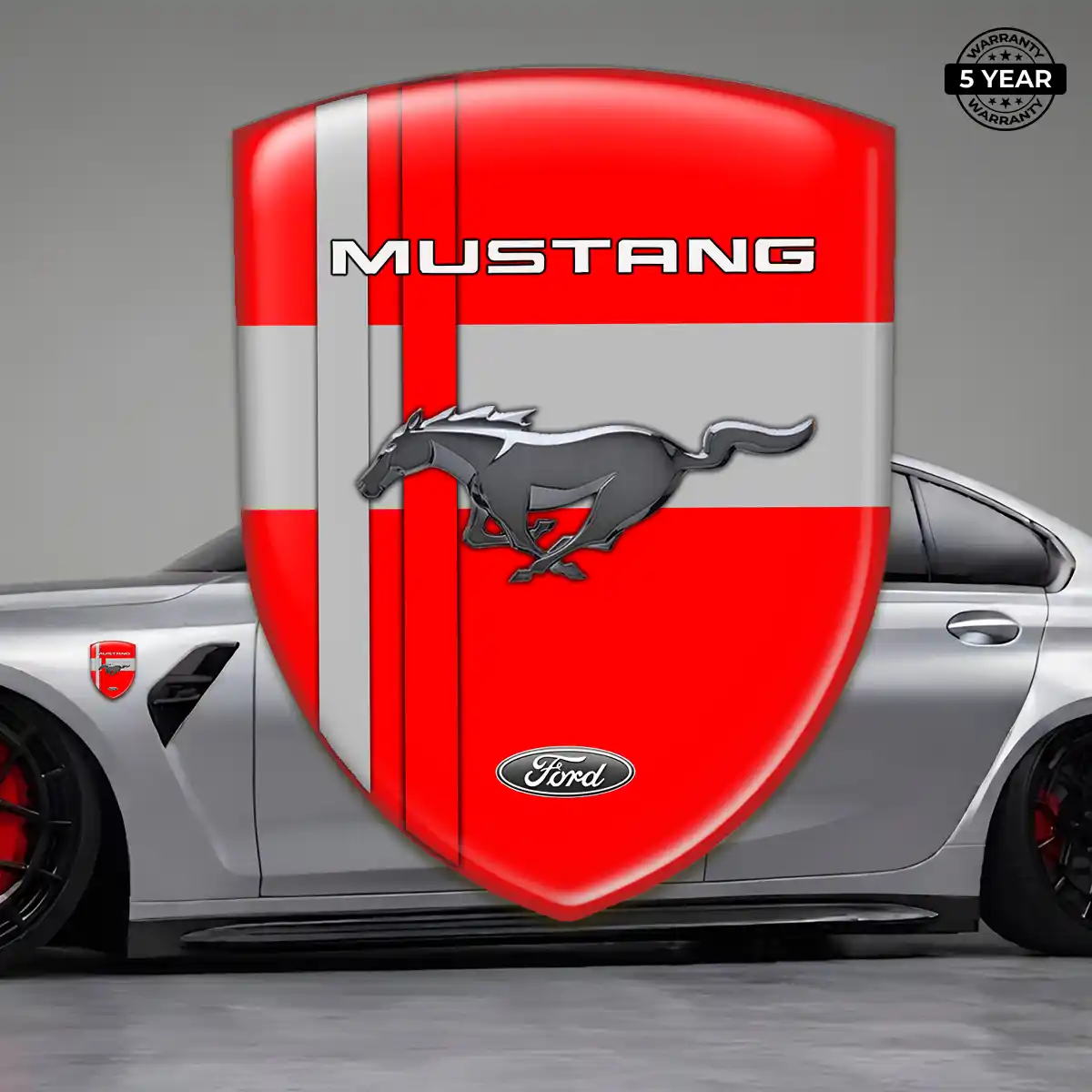 Ford Mustang Sticker Sleek Style
