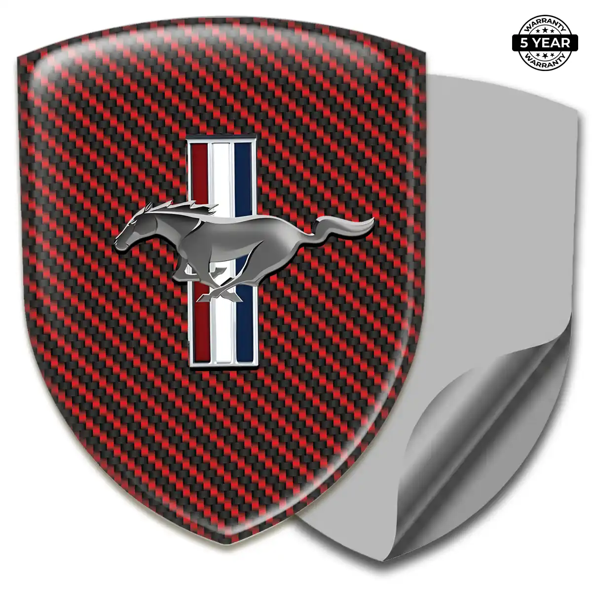Ford Mustang Vehicle Logo Sticker Elite Finish