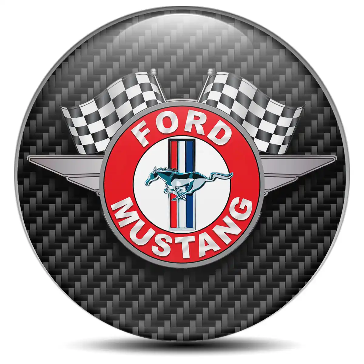 Ford Mustang Wheel Emblems Premium Edition