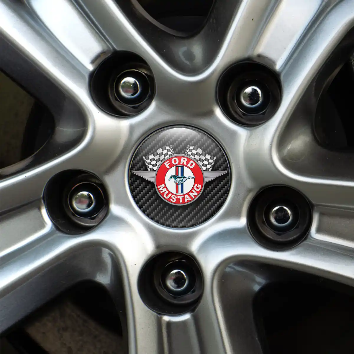 Ford Mustang Wheel Emblems Premium Edition