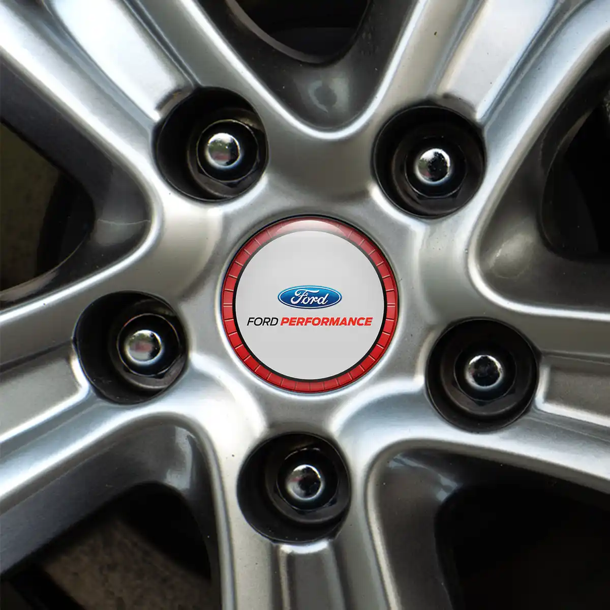 Ford Performance Badge Emblems Center Cap Stylish Design