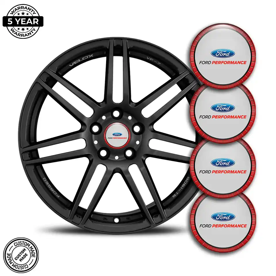 Ford Performance Badge Emblems Center Cap Stylish Design