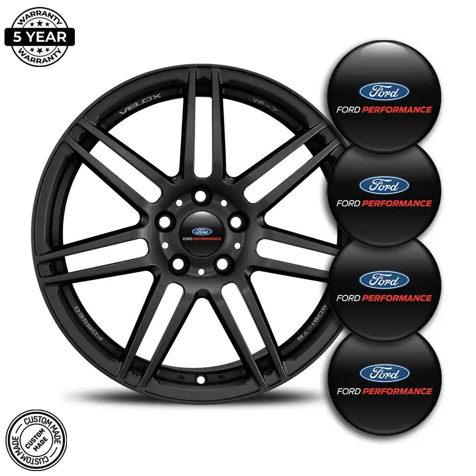 Ford Performance Domed Sticker Self-Adhesive Stylish Design