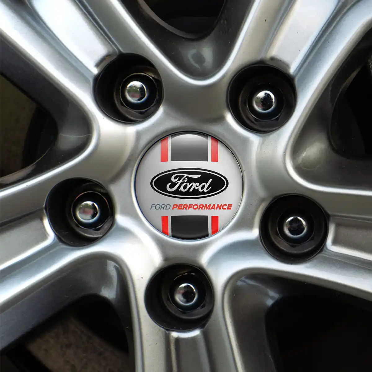 Ford Performance Emblem Wheel Center Caps Stylish Design