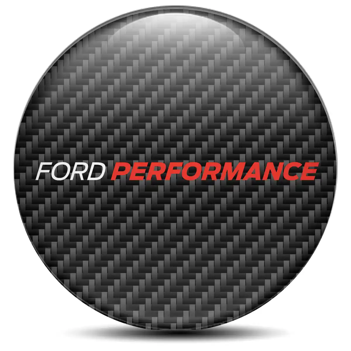 Ford Performance Logo Silicone Badge Stylish Design