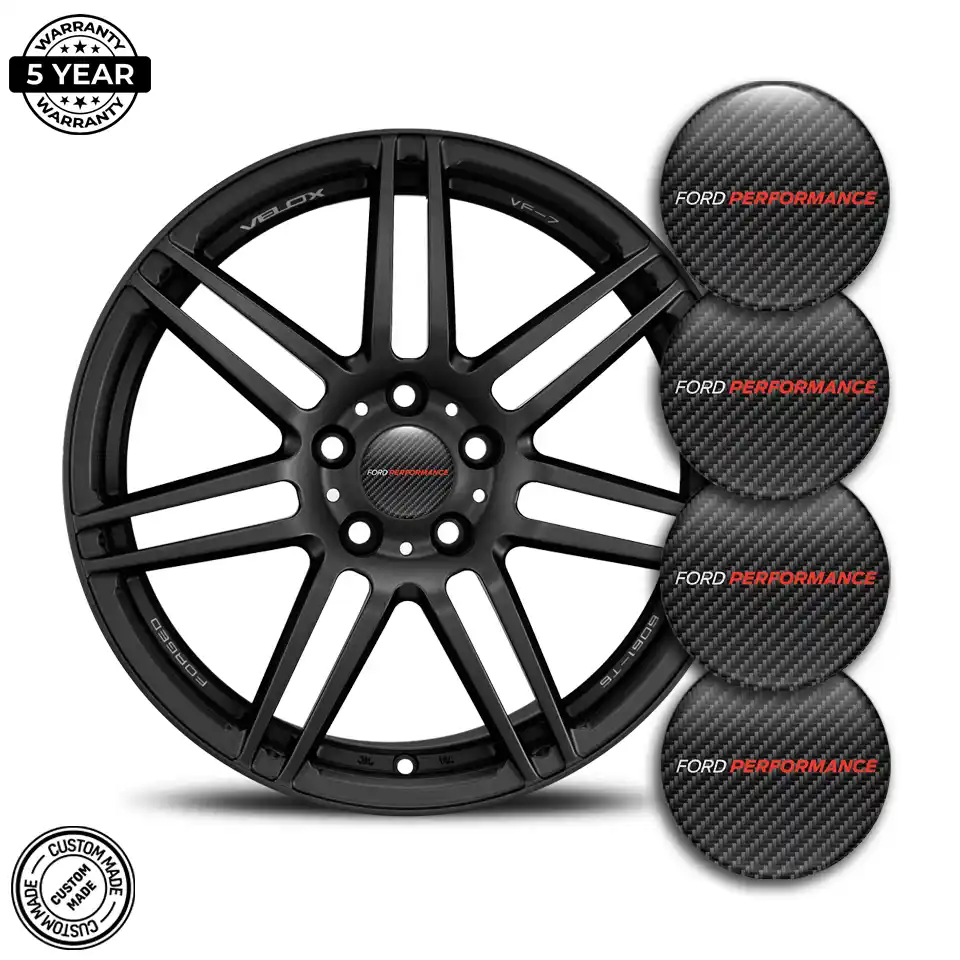 Ford Performance Logo Silicone Badge Stylish Design