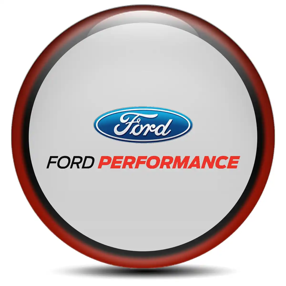 Ford Performance Logo Silicone Sticker Stylish Design