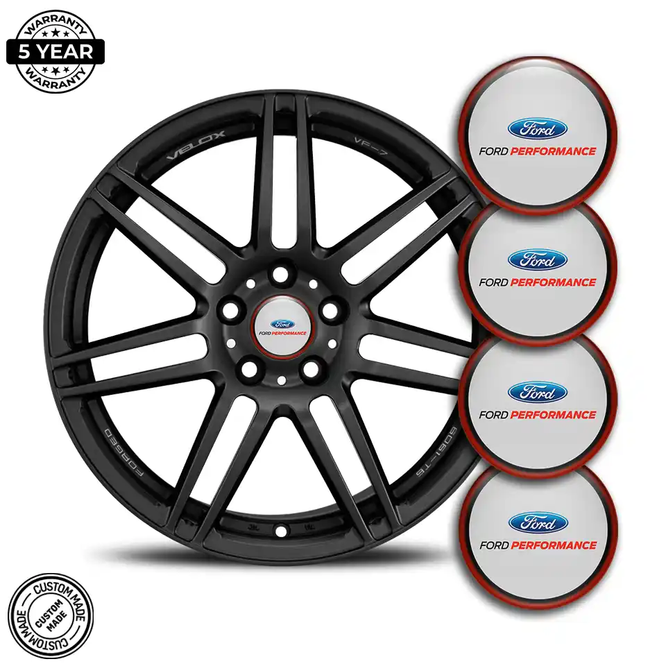 Ford Performance Logo Silicone Sticker Stylish Design