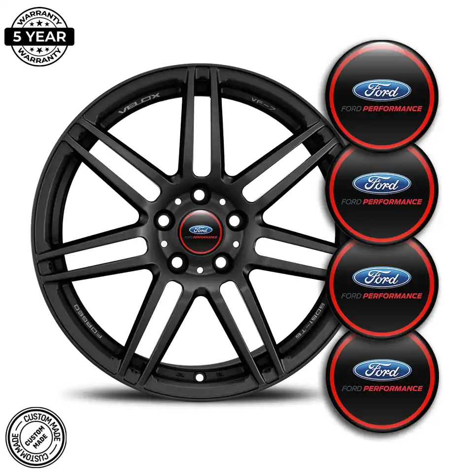 Ford Performance Silicone Emblem Self-Adhesive Stylish Design