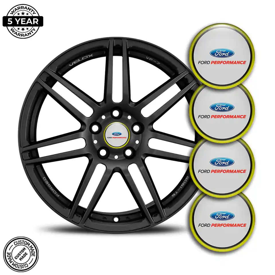 Ford Performance Silicone Sticker Self-Adhesive Stylish Design