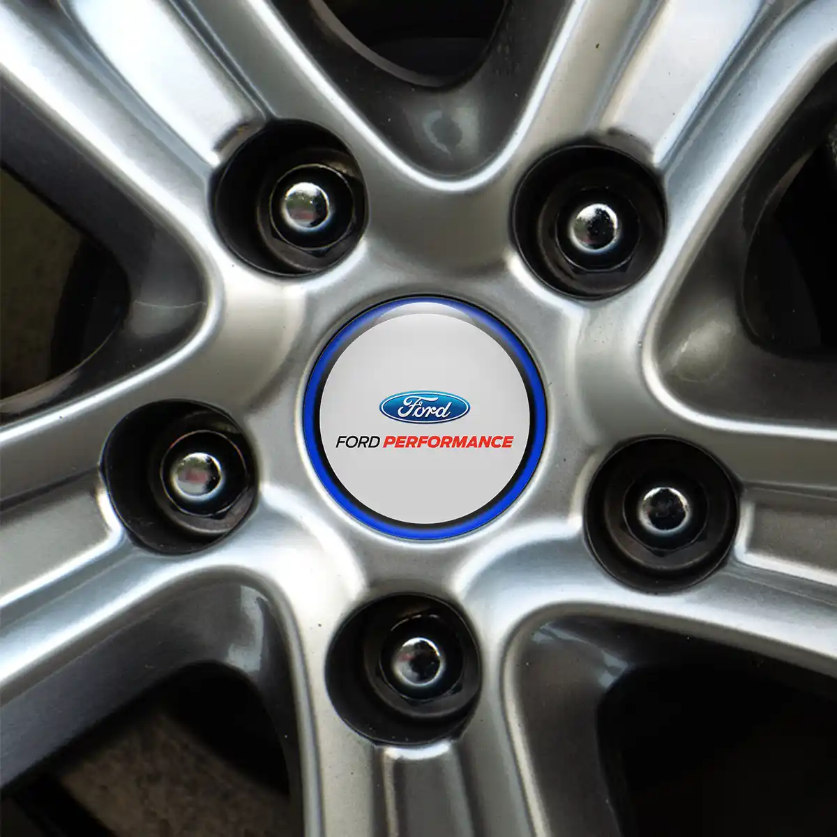 Ford Performance Wheel Emblem Self-Adhesive Stylish Design