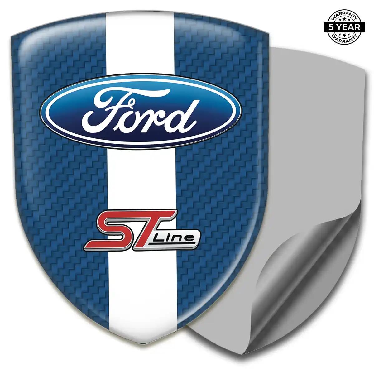 Ford Polyurethane Domed Sticker Refined Design