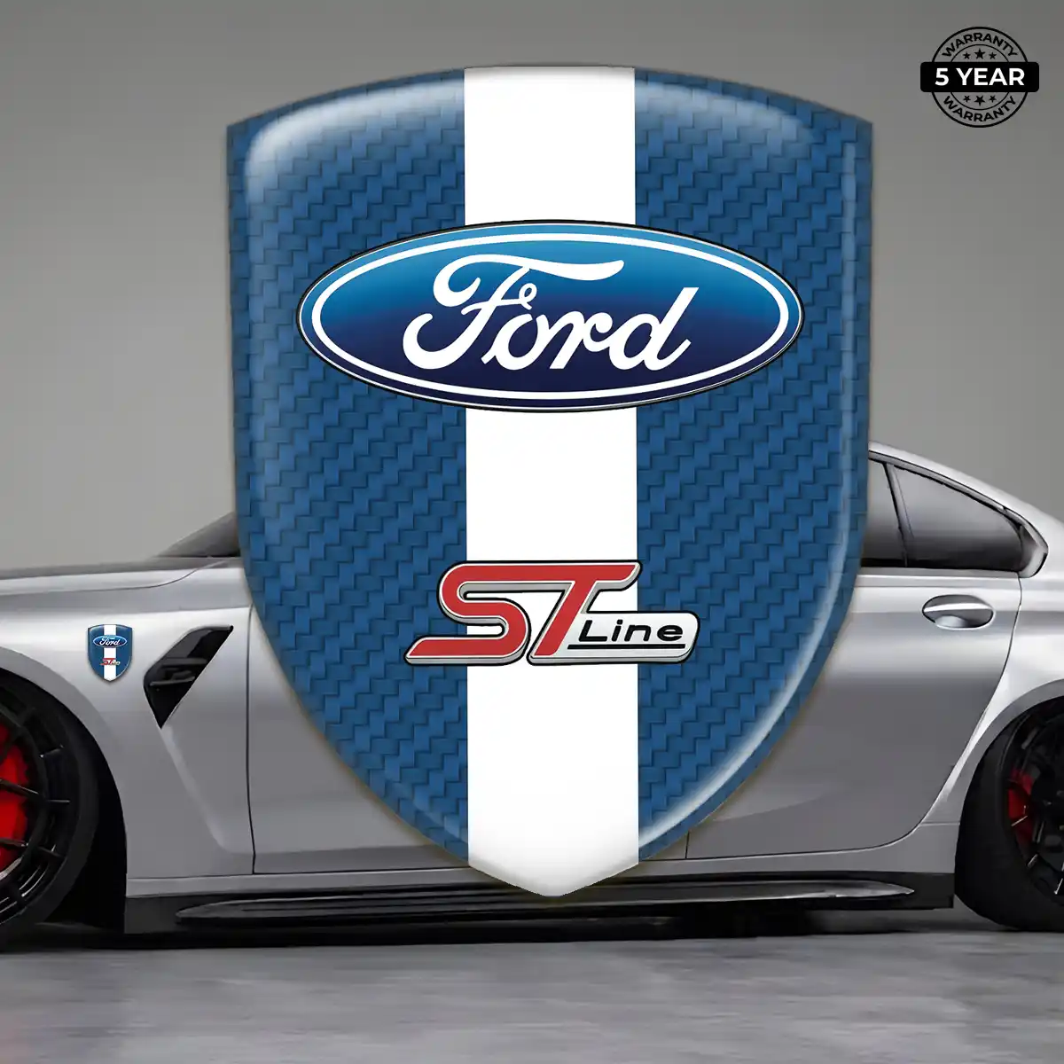 Ford Polyurethane Domed Sticker Refined Design