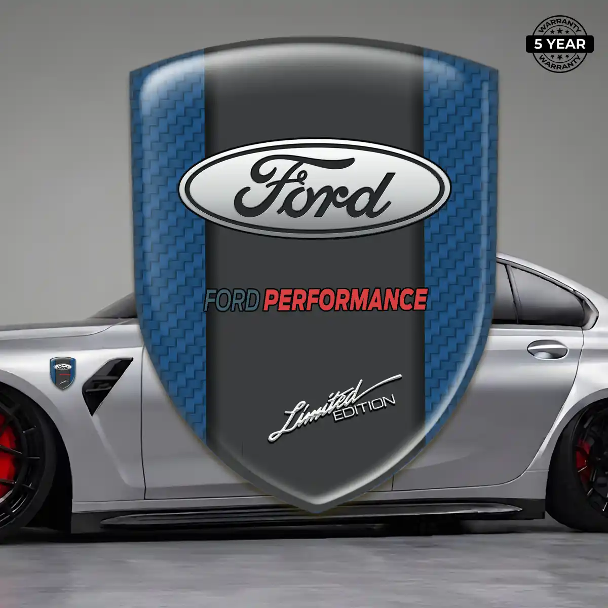 Ford Resin Badge Sticker Refined Design