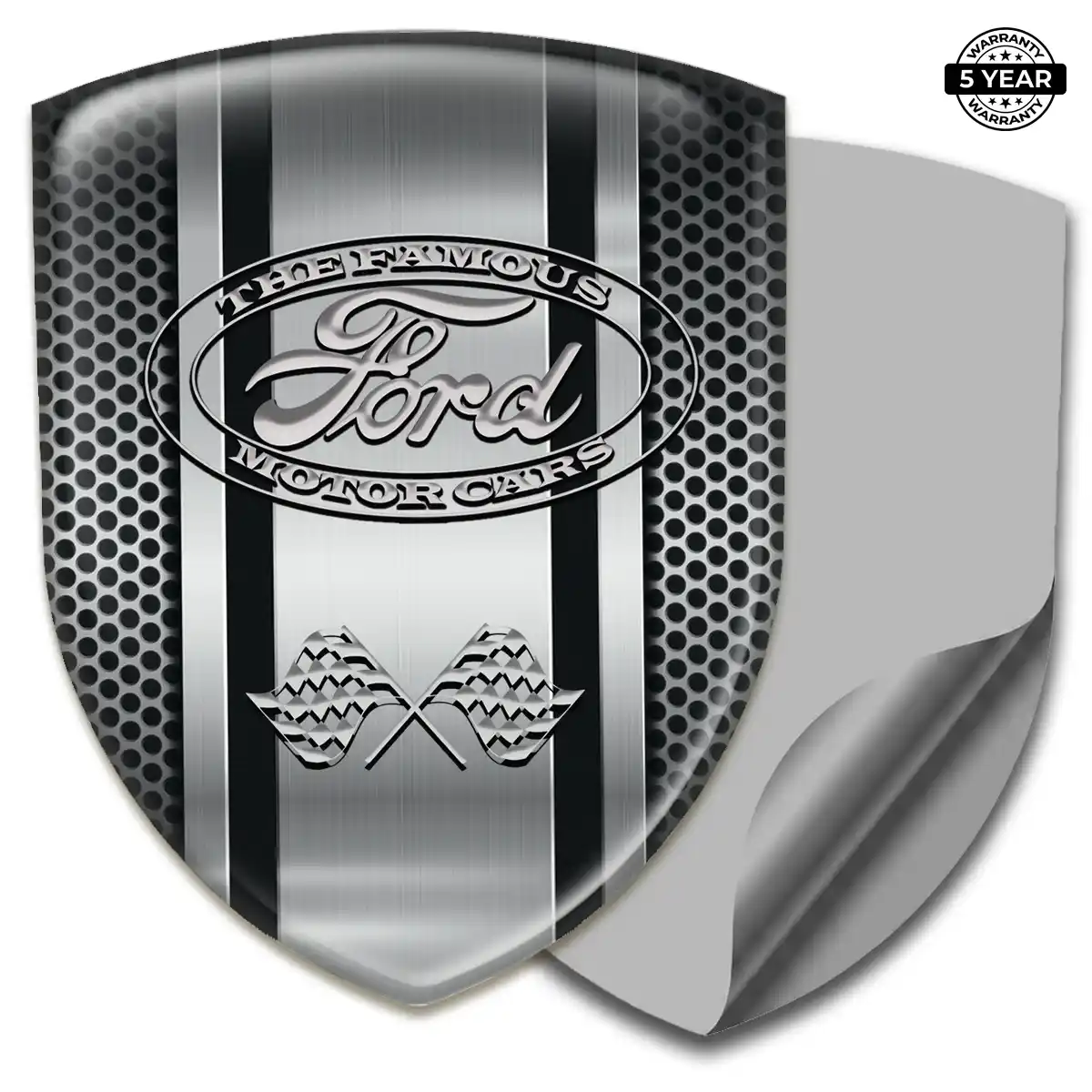 Ford Resin Domed Sticker Sleek Style