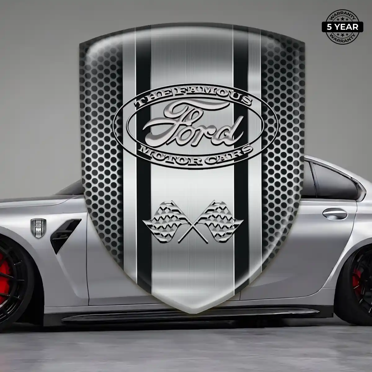Ford Resin Domed Sticker Sleek Style