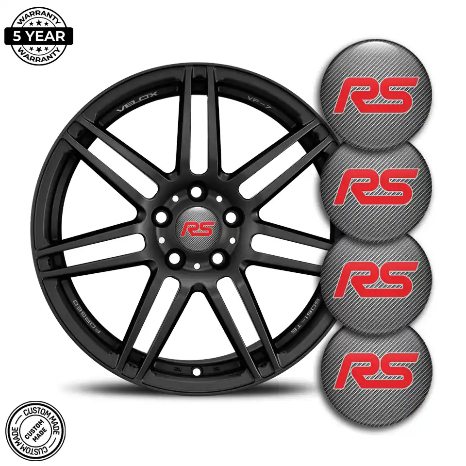 Ford RS Domed Emblem Self-Adhesive Stylish Design