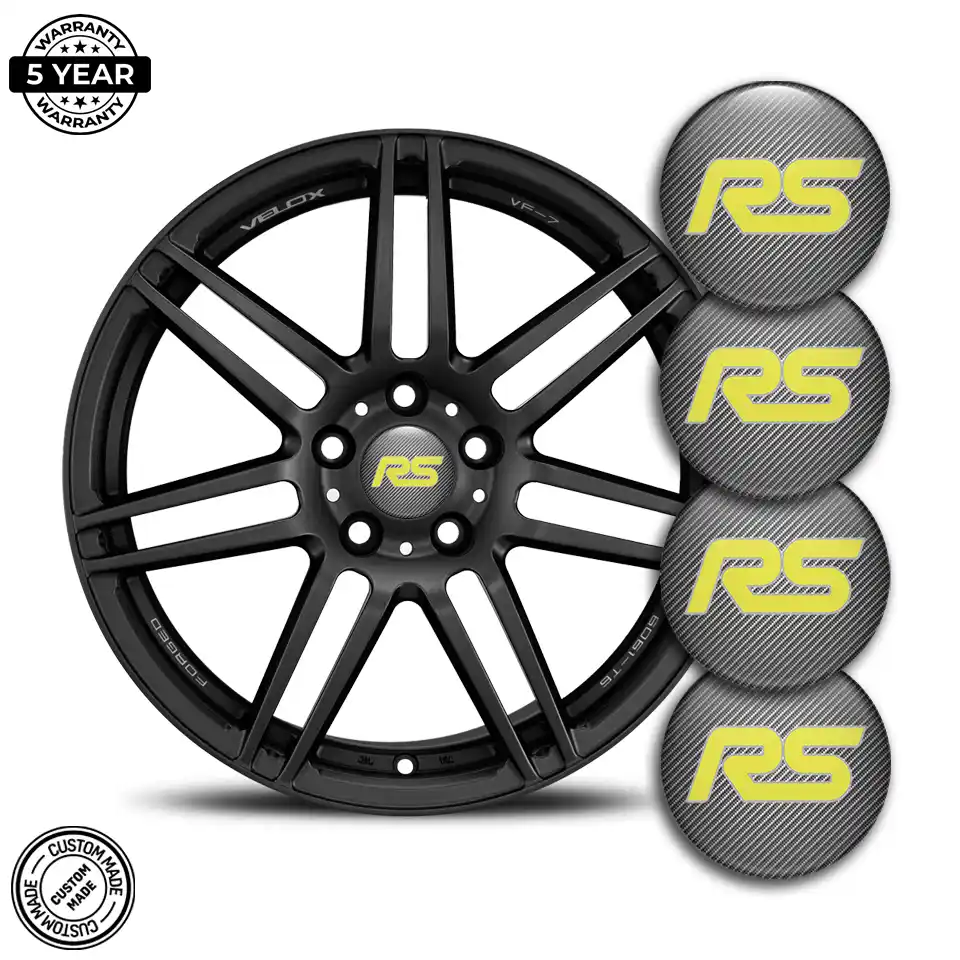 Ford RS Domed Sticker Self-Adhesive Stylish Design