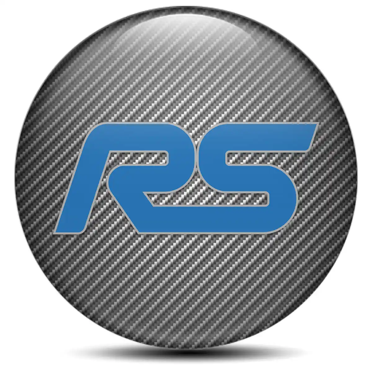 Ford RS Emblem Badge Self-Adhesive Stylish Design