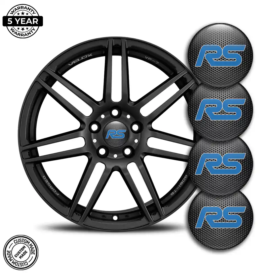 Ford RS Emblem Center Hup Cap Stylish Design