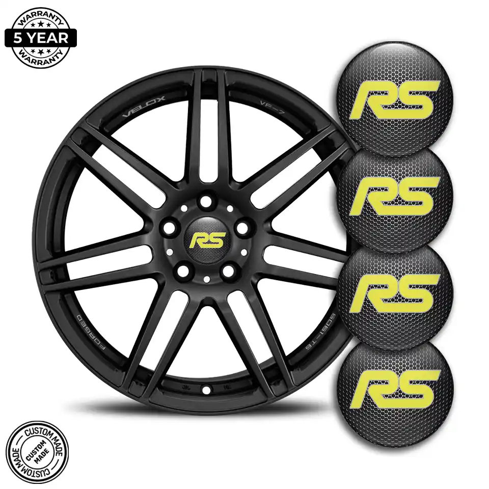 Ford RS Epoxy Sticker Stylish Design