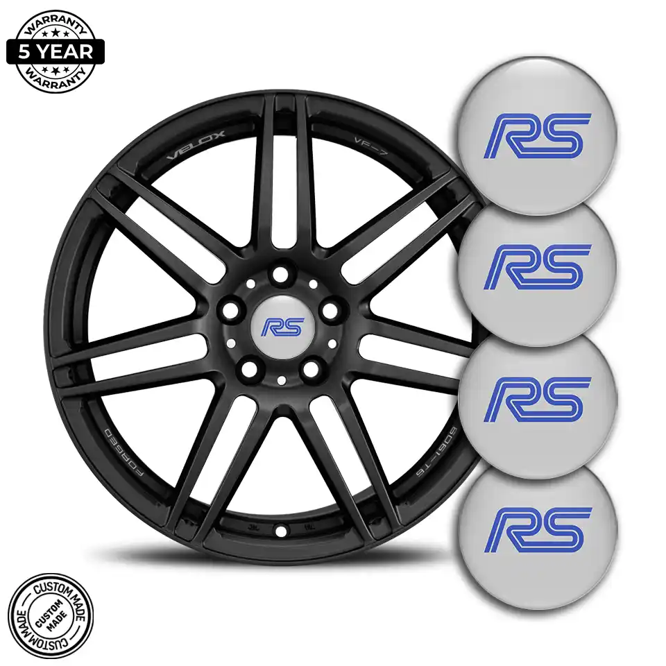 Ford RS Wheel Emblem Self-Adhesive Stylish Design