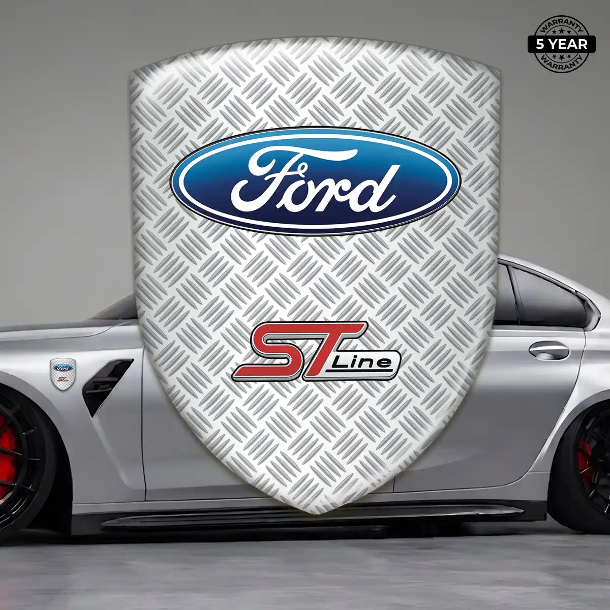 Ford Self Adhesive Emblem Sticker Refined Design