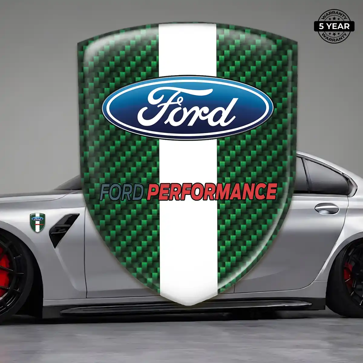 Ford Self Adhesive Emblem Sticker Sleek Style
