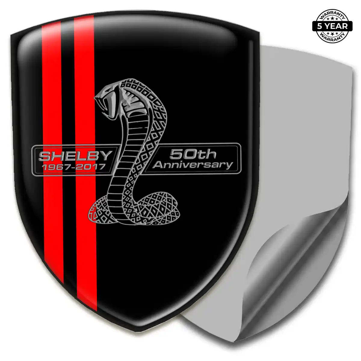 Ford Shelby 3D Badge Sticker Refined Design