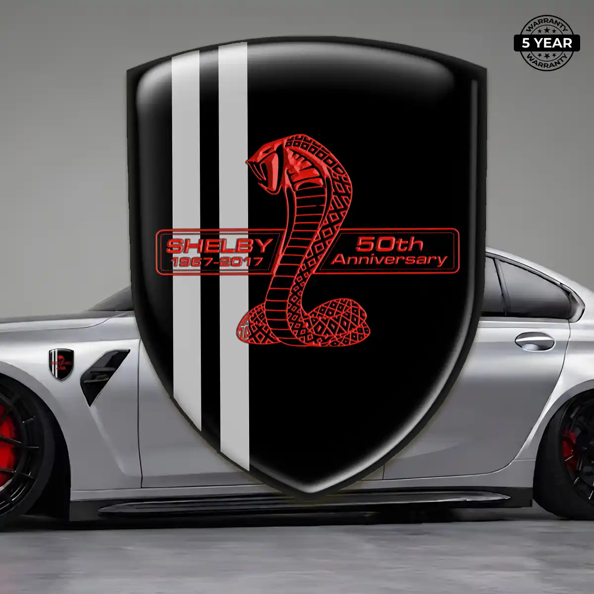 Ford Shelby 3D Gel Sticker Refined Design