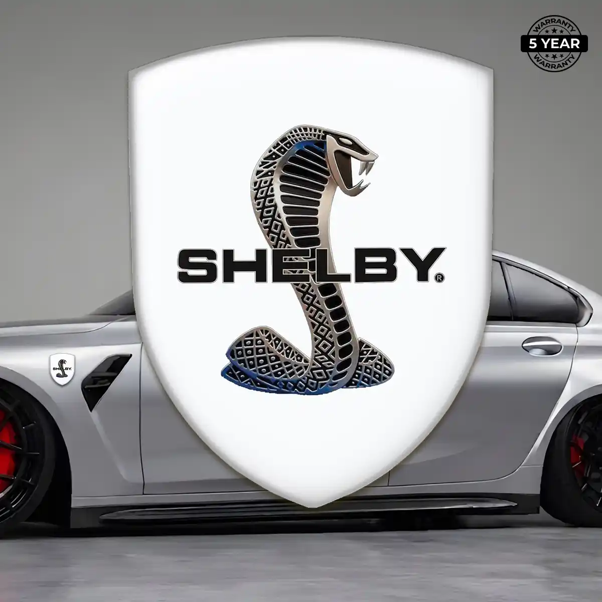 Ford Shelby 3D Logo Sticker Sleek Style