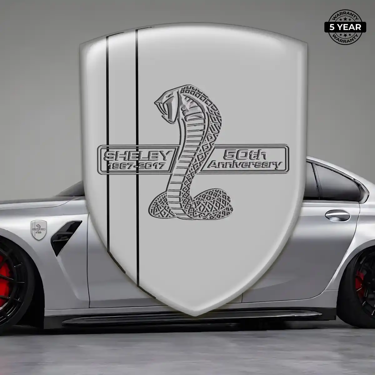 Ford Shelby 3D Resin Sticker Refined Design