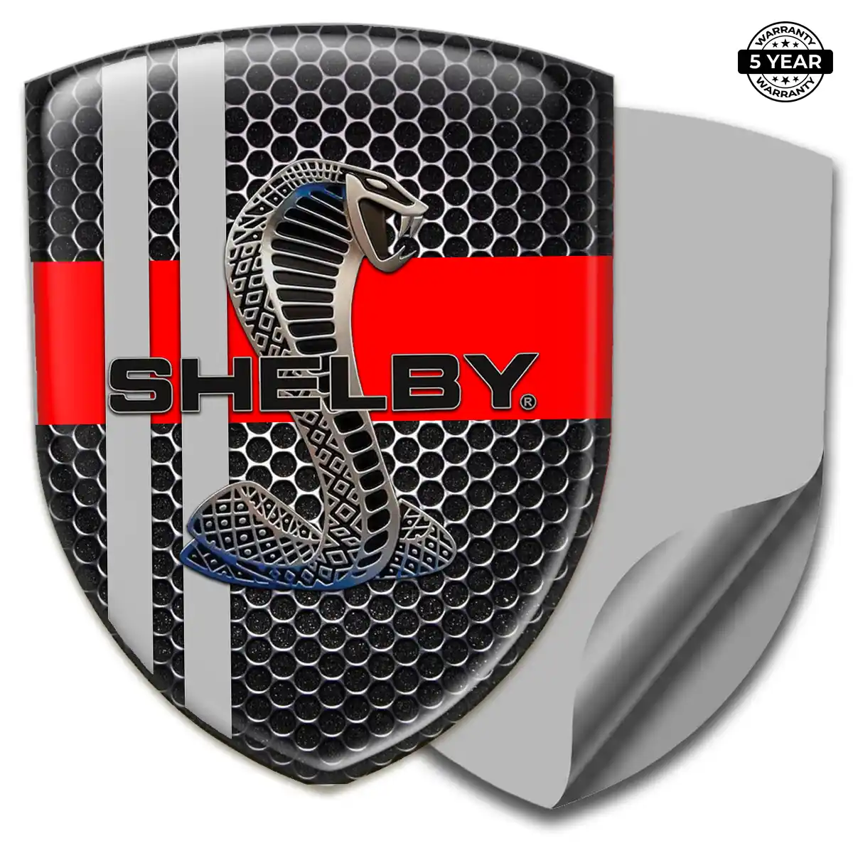 Ford Shelby 3D Resin Sticker Sleek Style