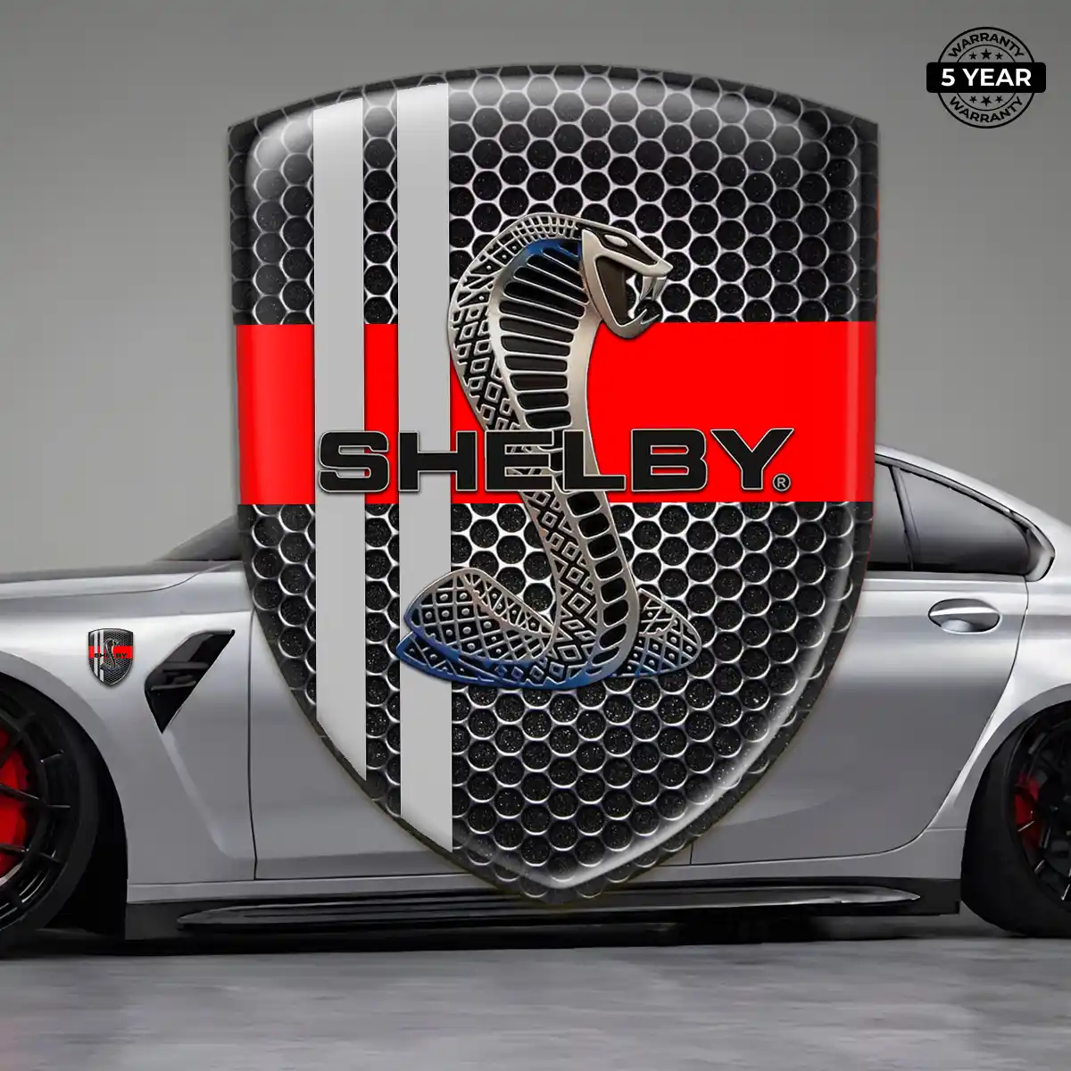 Ford Shelby 3D Resin Sticker Sleek Style